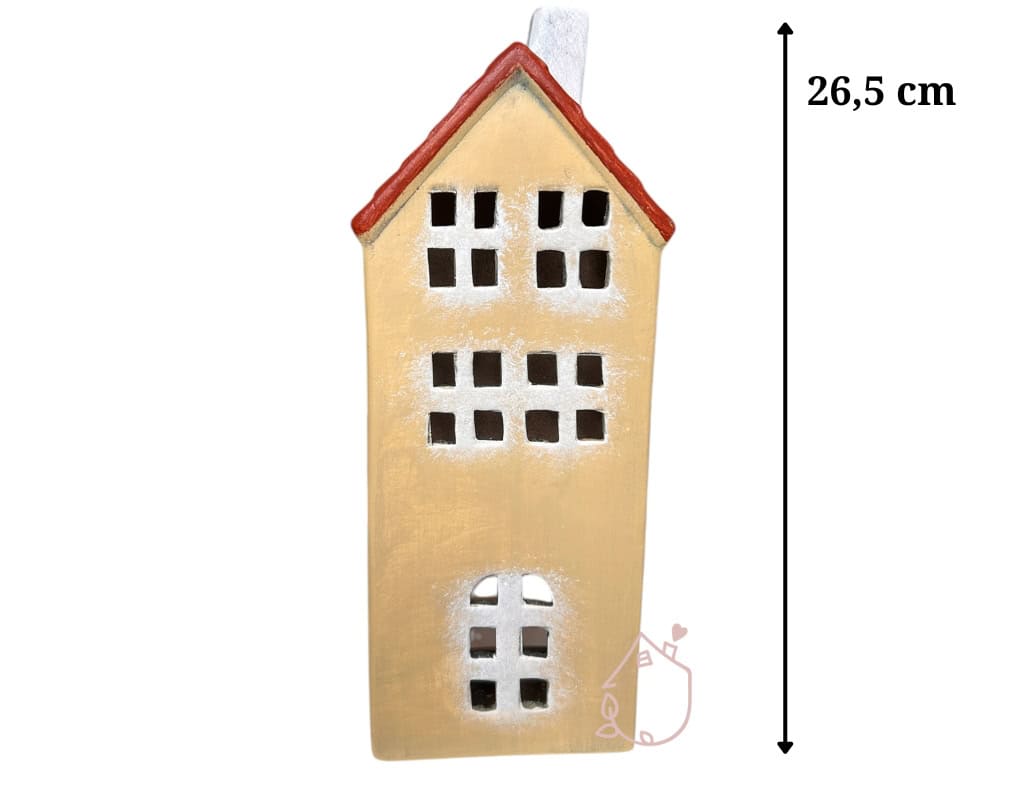 dekorace domeček z keramiky